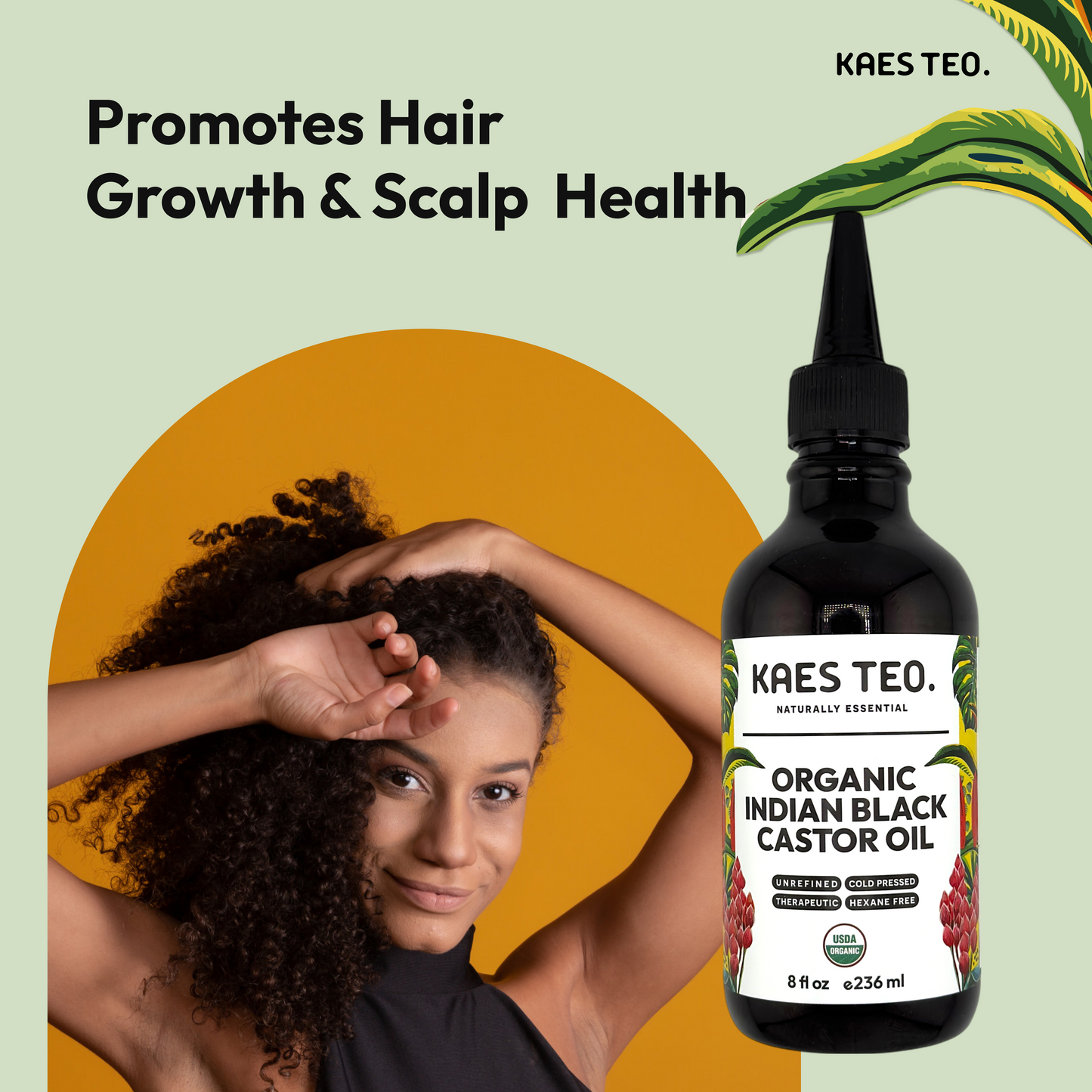 Organic Indian Black Castor Oil