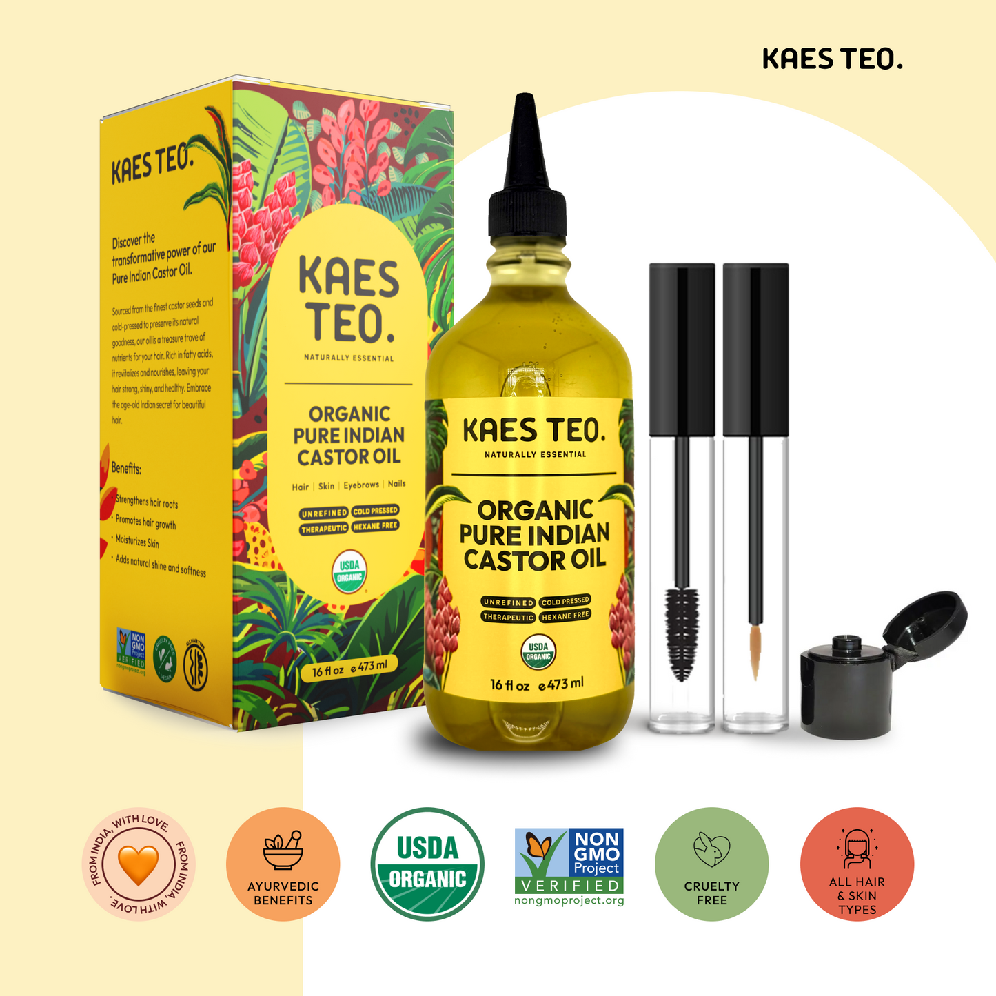 Organic Pure Indian Castor Oil