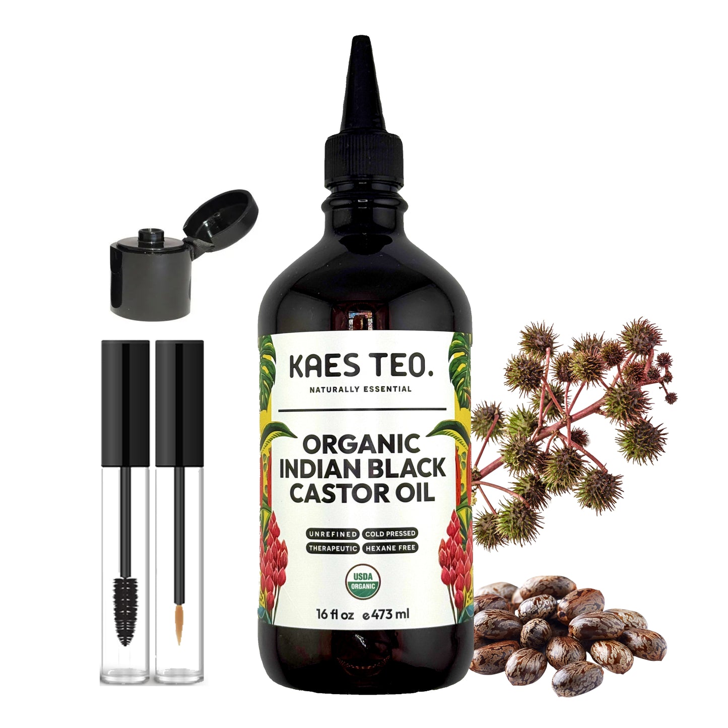 Organic Indian Black Castor Oil