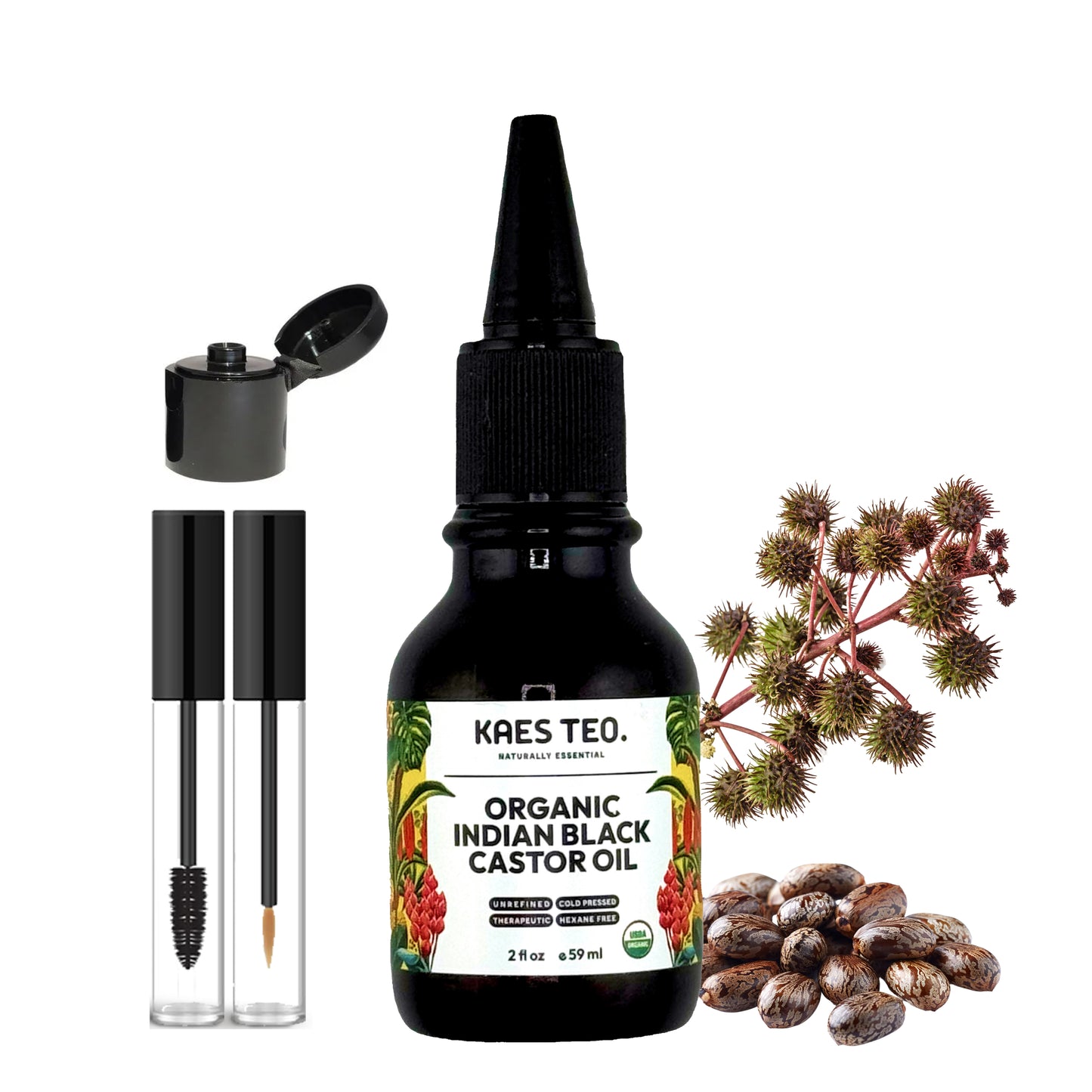 Organic Indian Black Castor Oil
