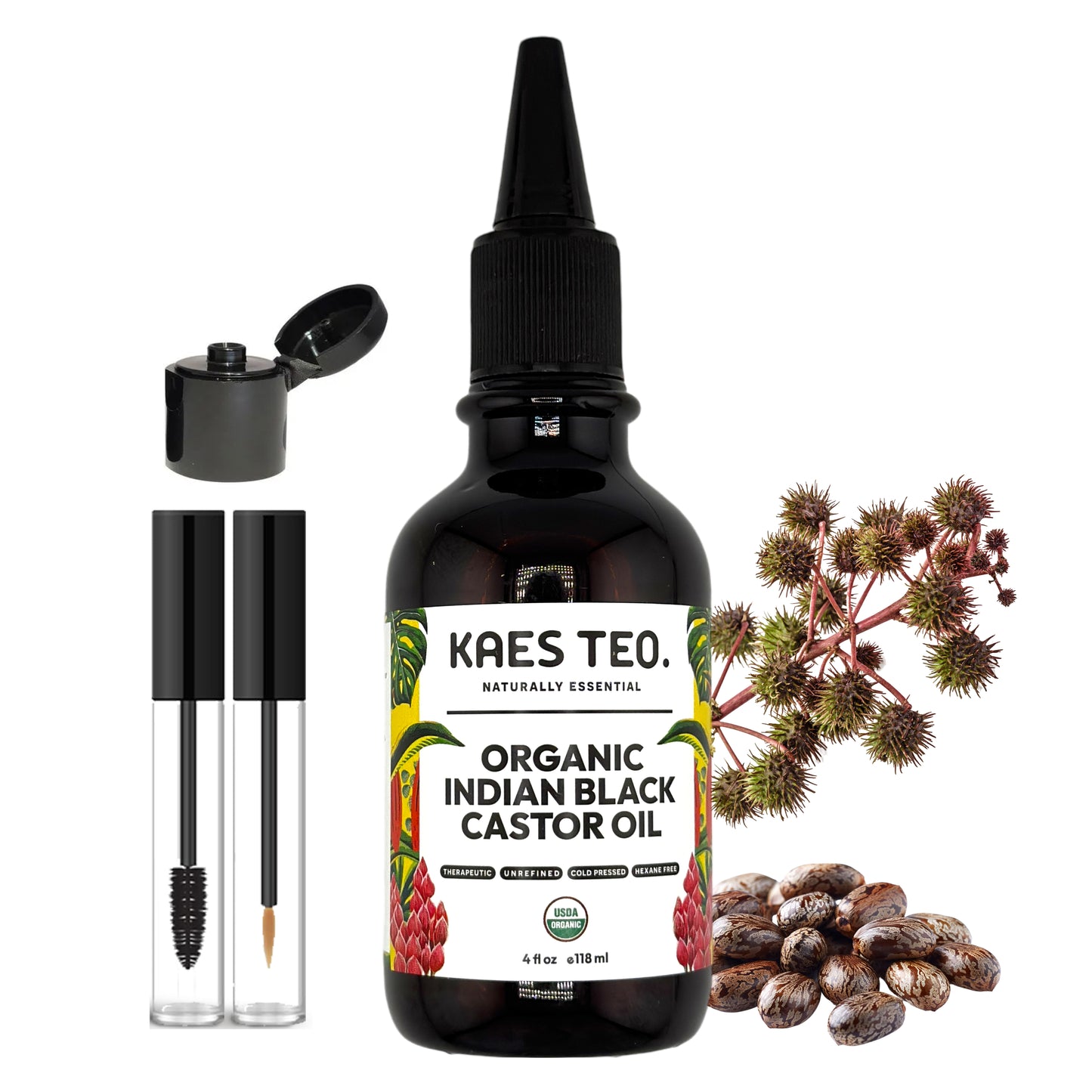 Organic Indian Black Castor Oil