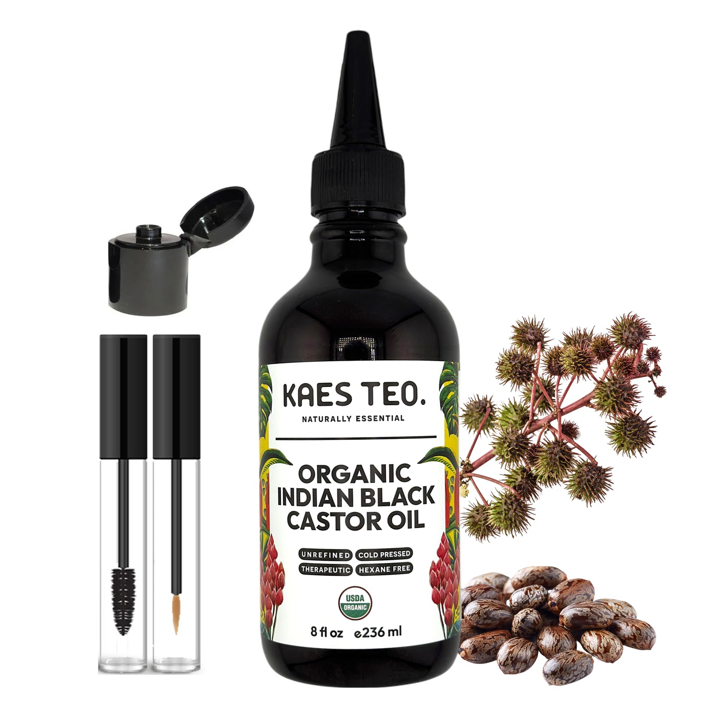 Organic Indian Black Castor Oil