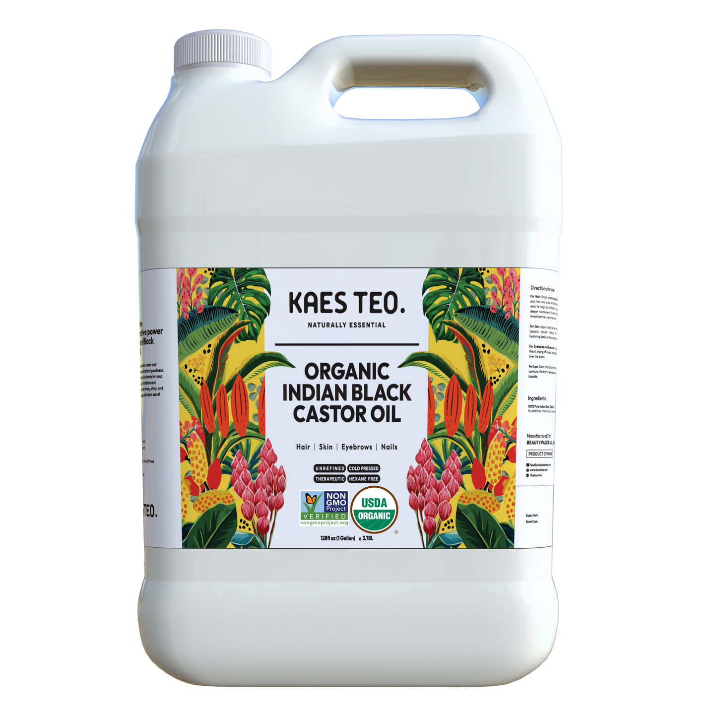 Organic Indian Black Castor Oil