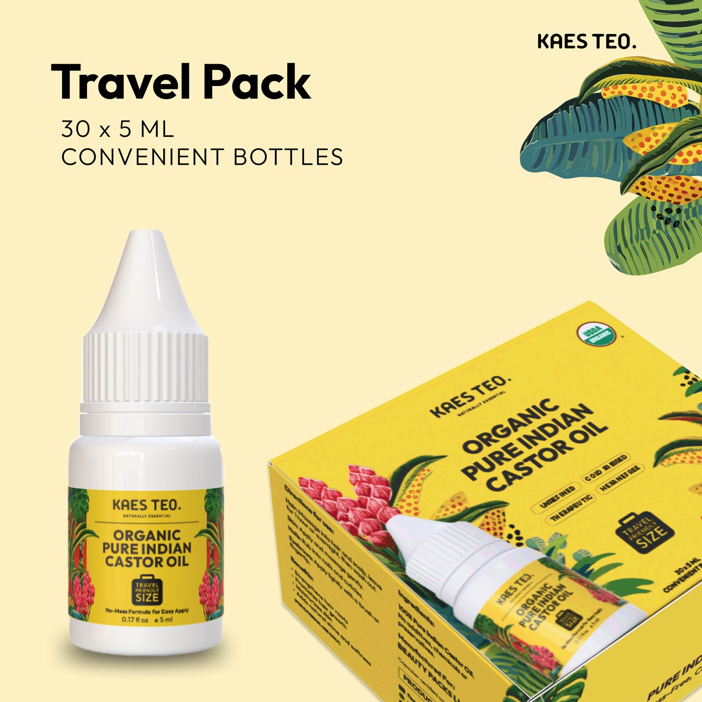 Organic Indian Black Castor Oil bottle for hair growth, thicker eyelashes, skin moisturizer, and body massage, black castor oil, pure castor oil